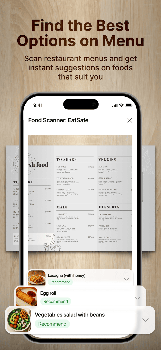 Scan Nutrition Labels & Barcodes